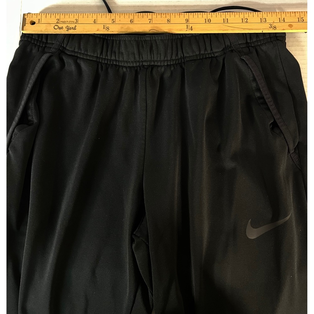 Nike Dri-FIT Athletic Pants Men Medium‎ Black Excellent Standard Fit Drawstring - Picture 4 of 6
